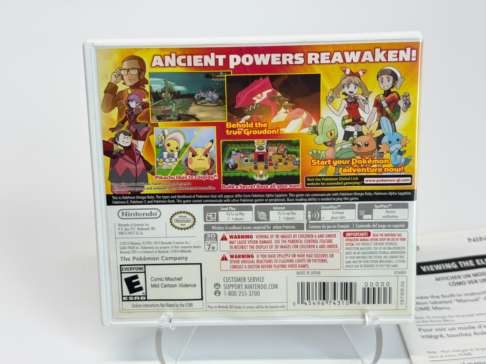 Pokemon Omega Ruby – BONUS Variant – (Nintendo 3DS) Complete & Tested
