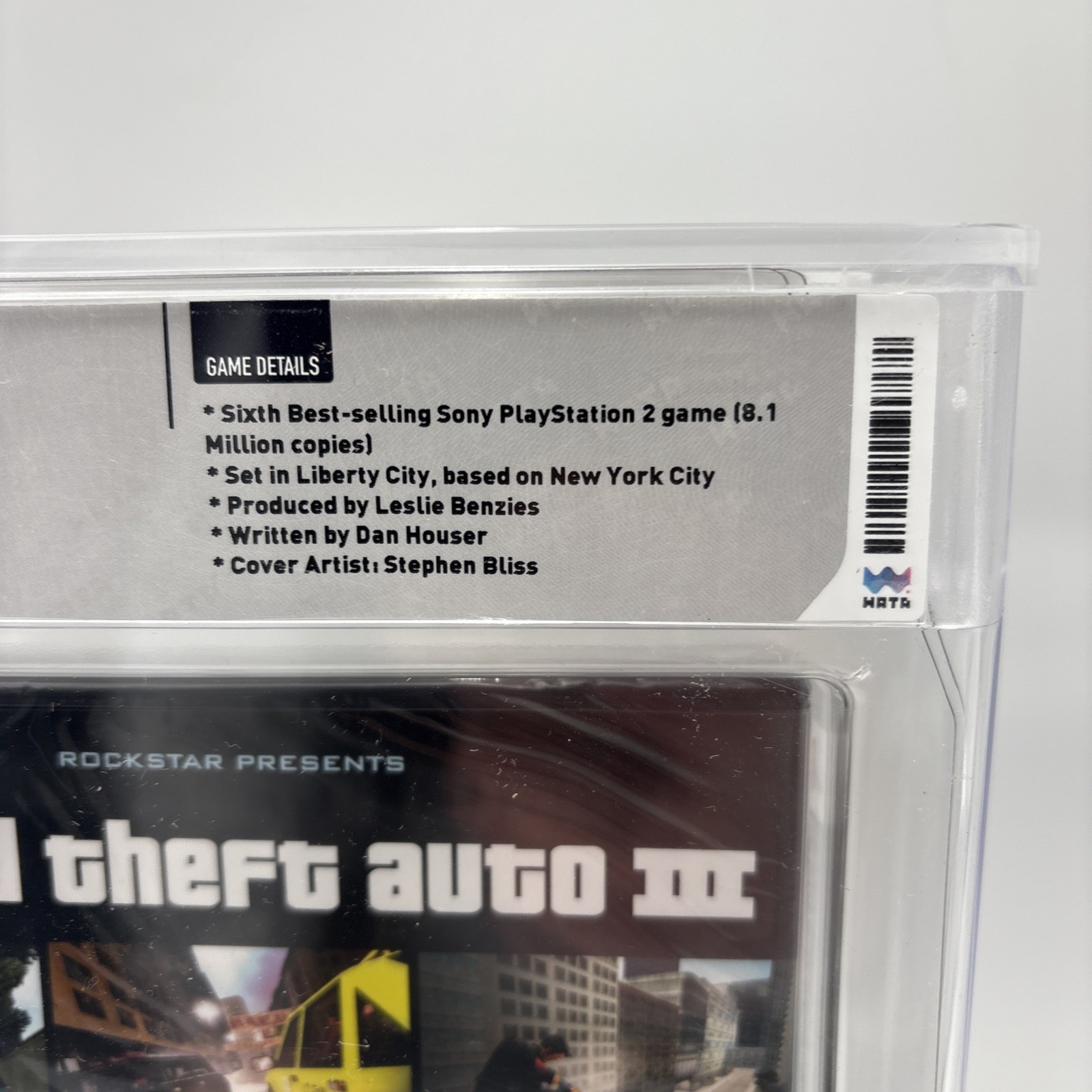 WATA 9.8 A++ GRAND THEFT AUTO III 3 PlayStation 2 Sealed Graded 2001 MINT GEM