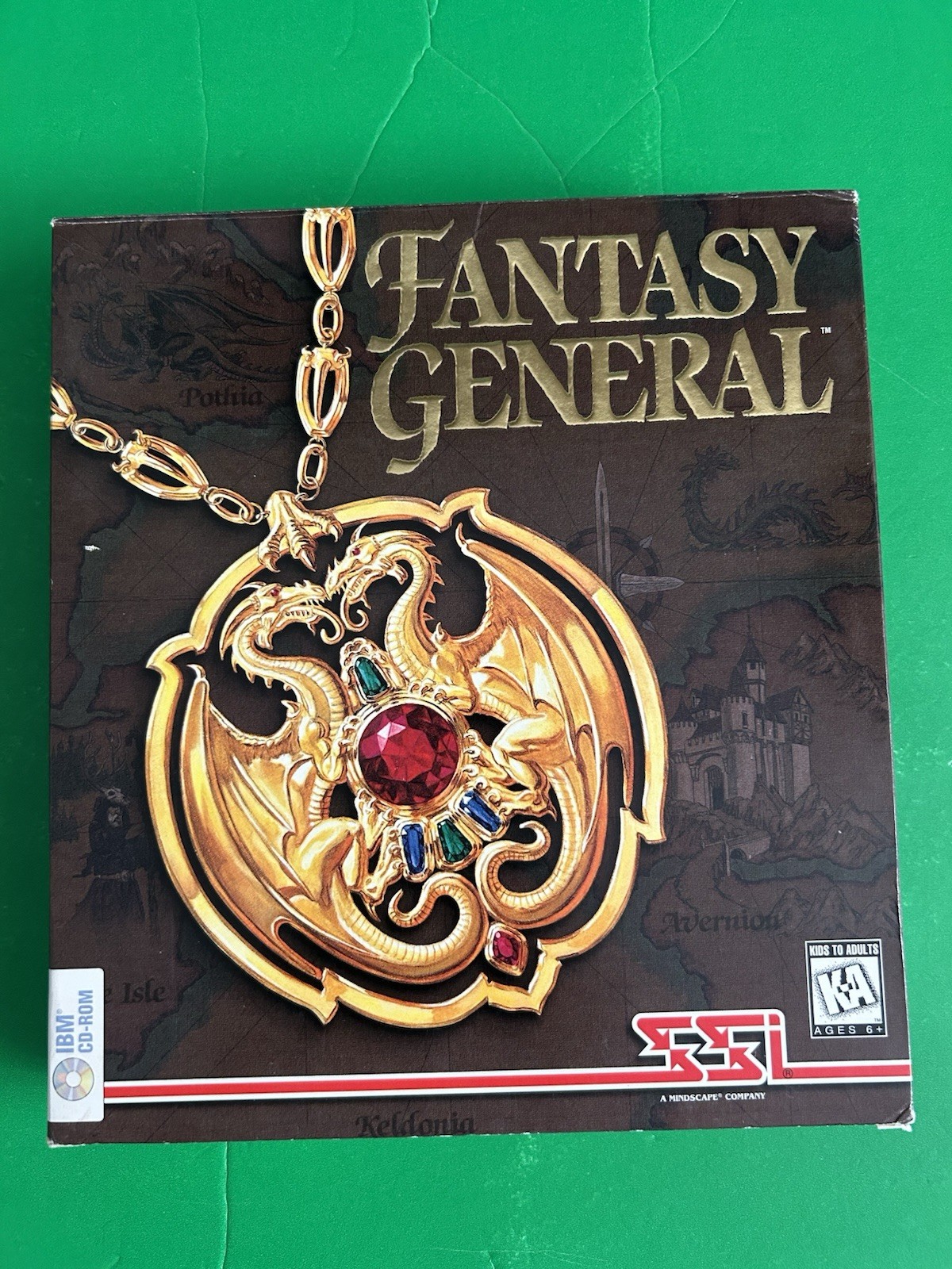 SSI Fantasy General Big Box Strategic Role Playing Game***Plus Strategy Guide***