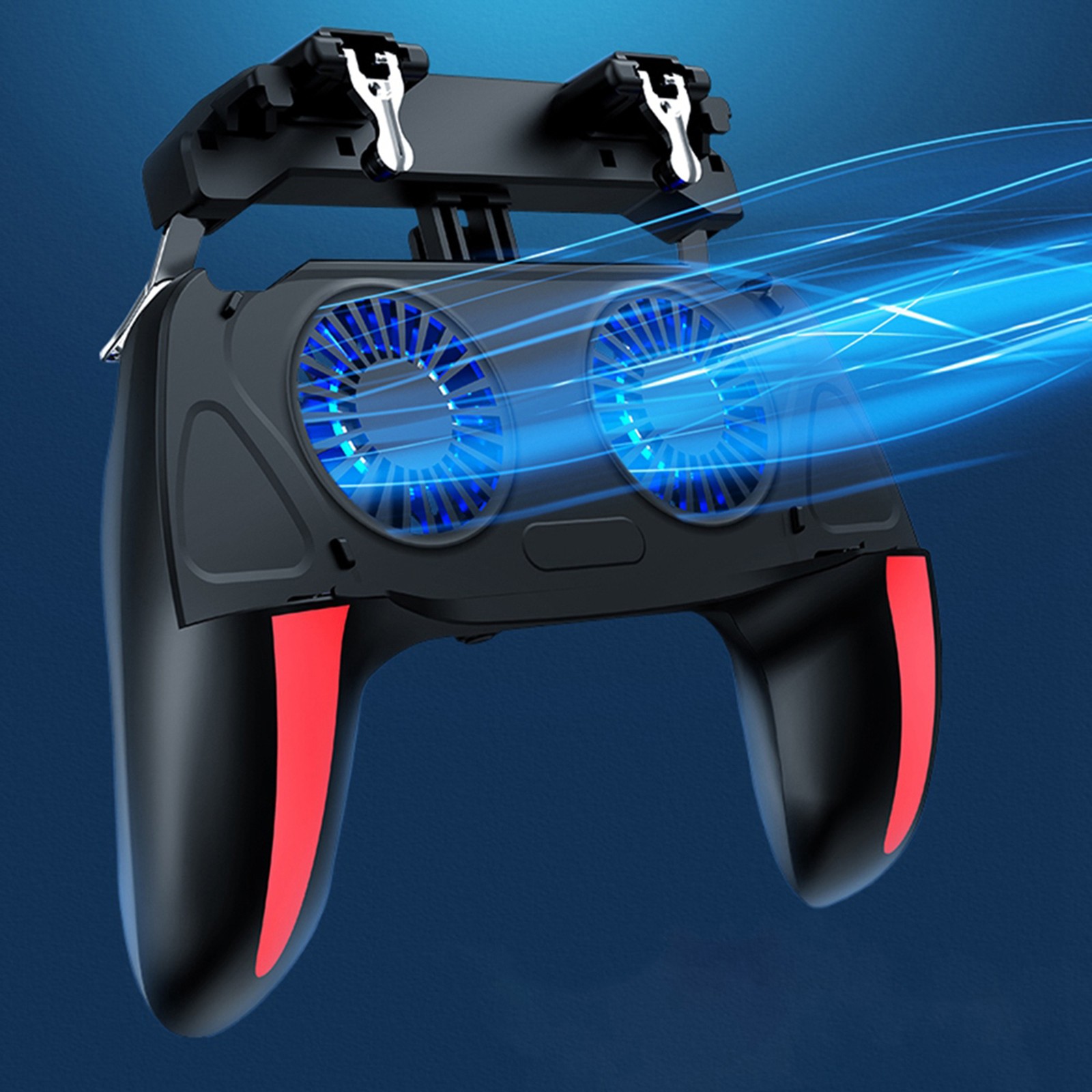 Dual Cooling Fans Mobile Phone Game Controller Gamepad With 5000mAh Battery ZAIK