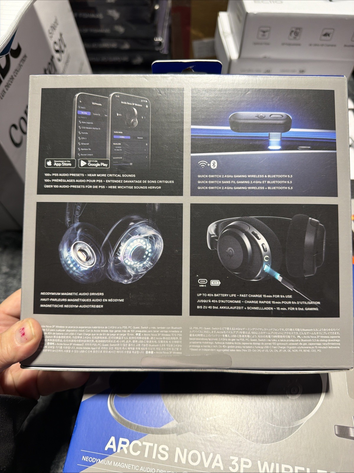 New & Sealed! SteelSeries Arctis Nova 3P Wireless Multi-Platform Gaming Headset