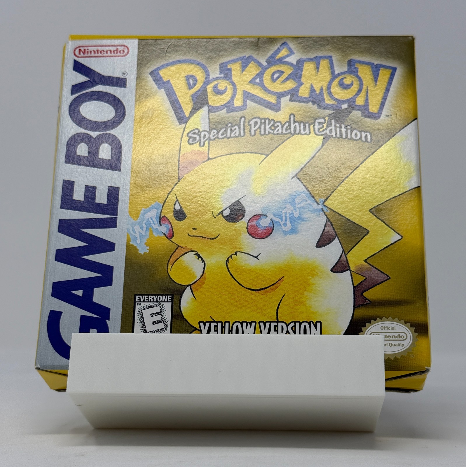 Pokemon Yellow First Print Box COMPLETE CIB (Game Box Manual) Nintendo Game Boy