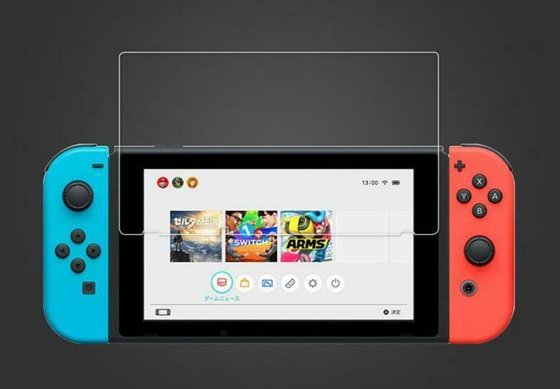 (4 Pack) Nintendo Switch Premium 9H Tempered Ultra Clear Glass Screen Protector