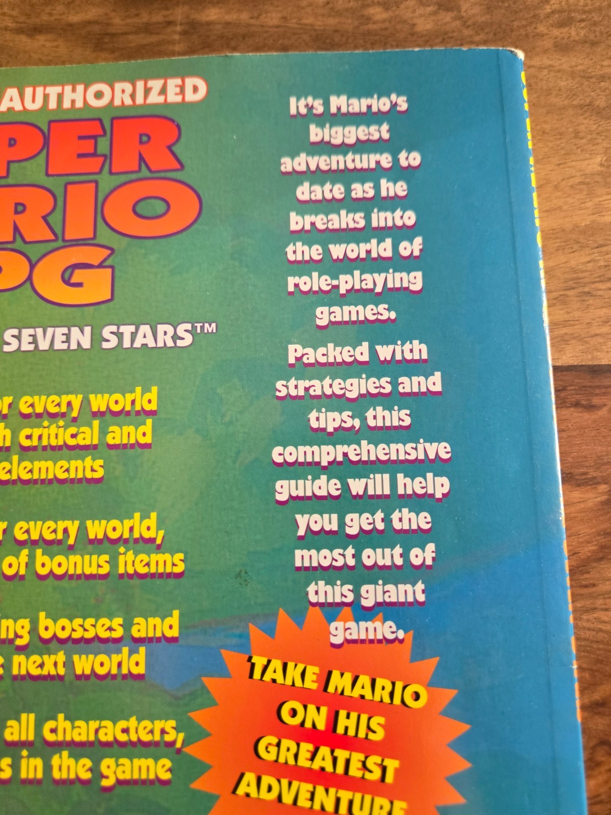 Super Mario RPG Legend Seven Stars SNES Brady Games Strategy Guide