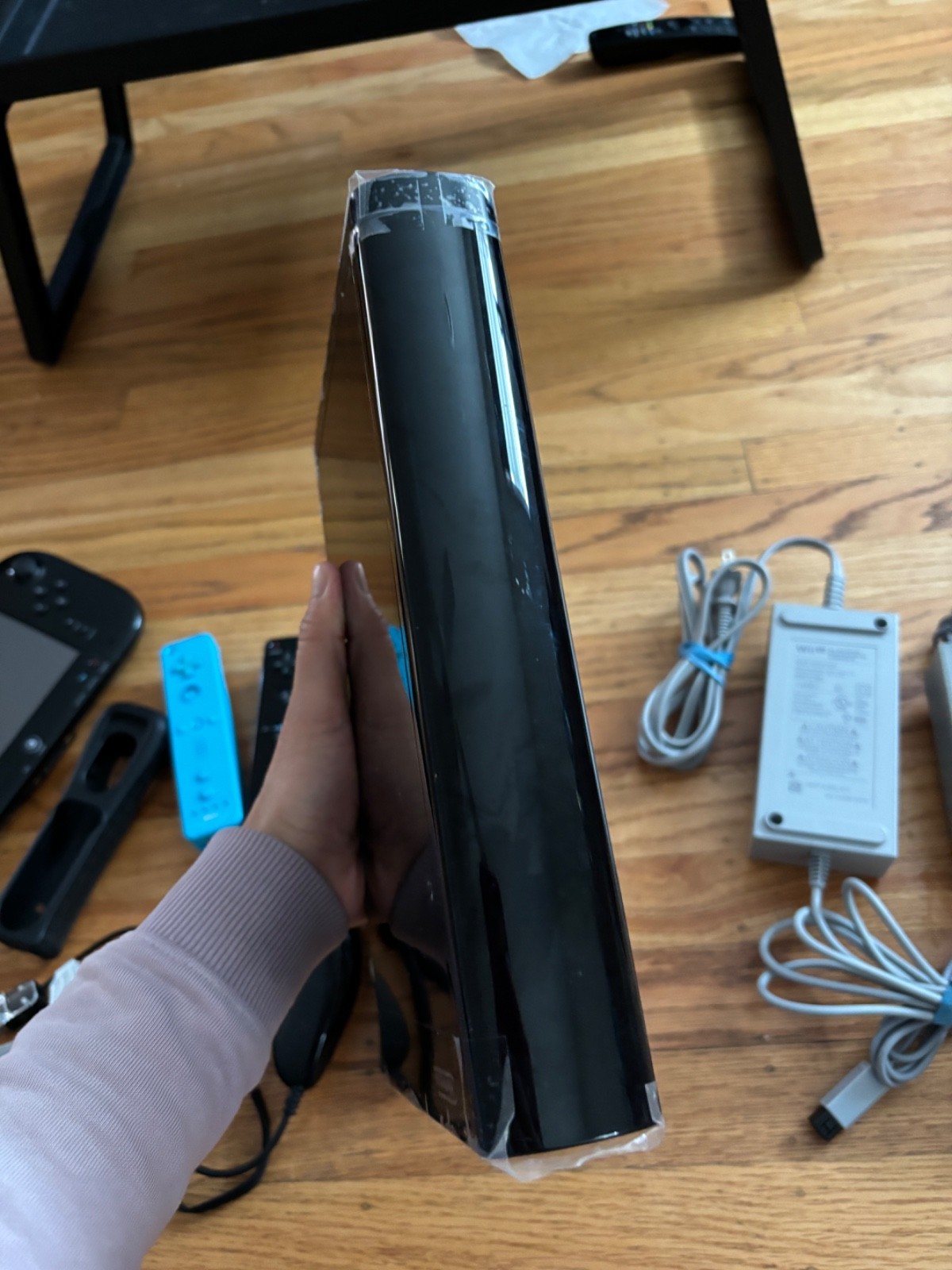 Wii U Console Black 32GB Tested&Work Sold as-is READ DESCRIPTION Check VIDEO