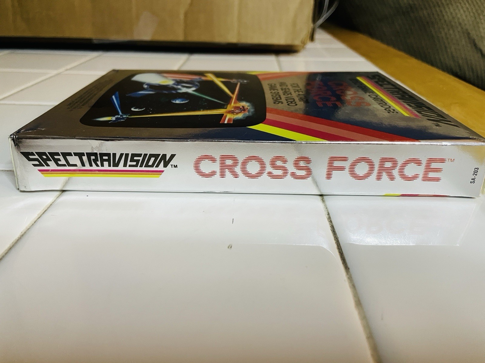 CROSS FORCE ATARI 2600 SPECTRAVISION Complete In Box Tested And Working