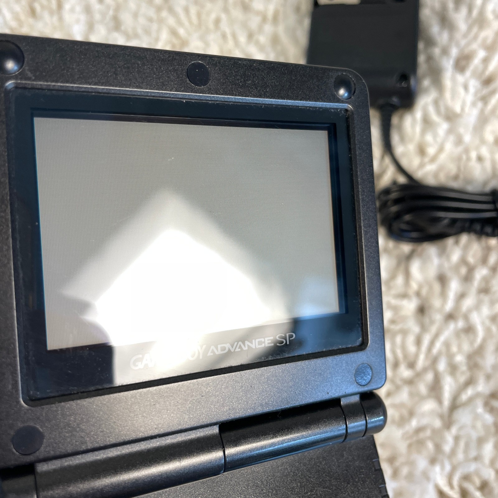 Nintendo Gameboy Advance GBA SP Onyx Black Handheld System Console AGS-001 Works