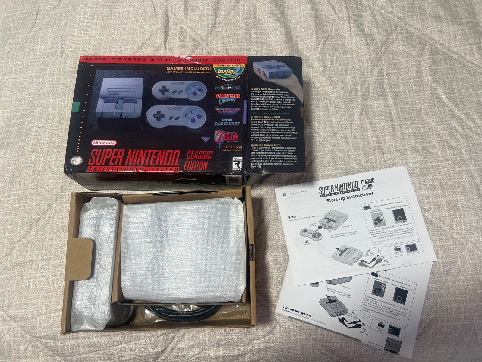 Nintendo Classic Mini SNES 512MB Game Console – Gray
