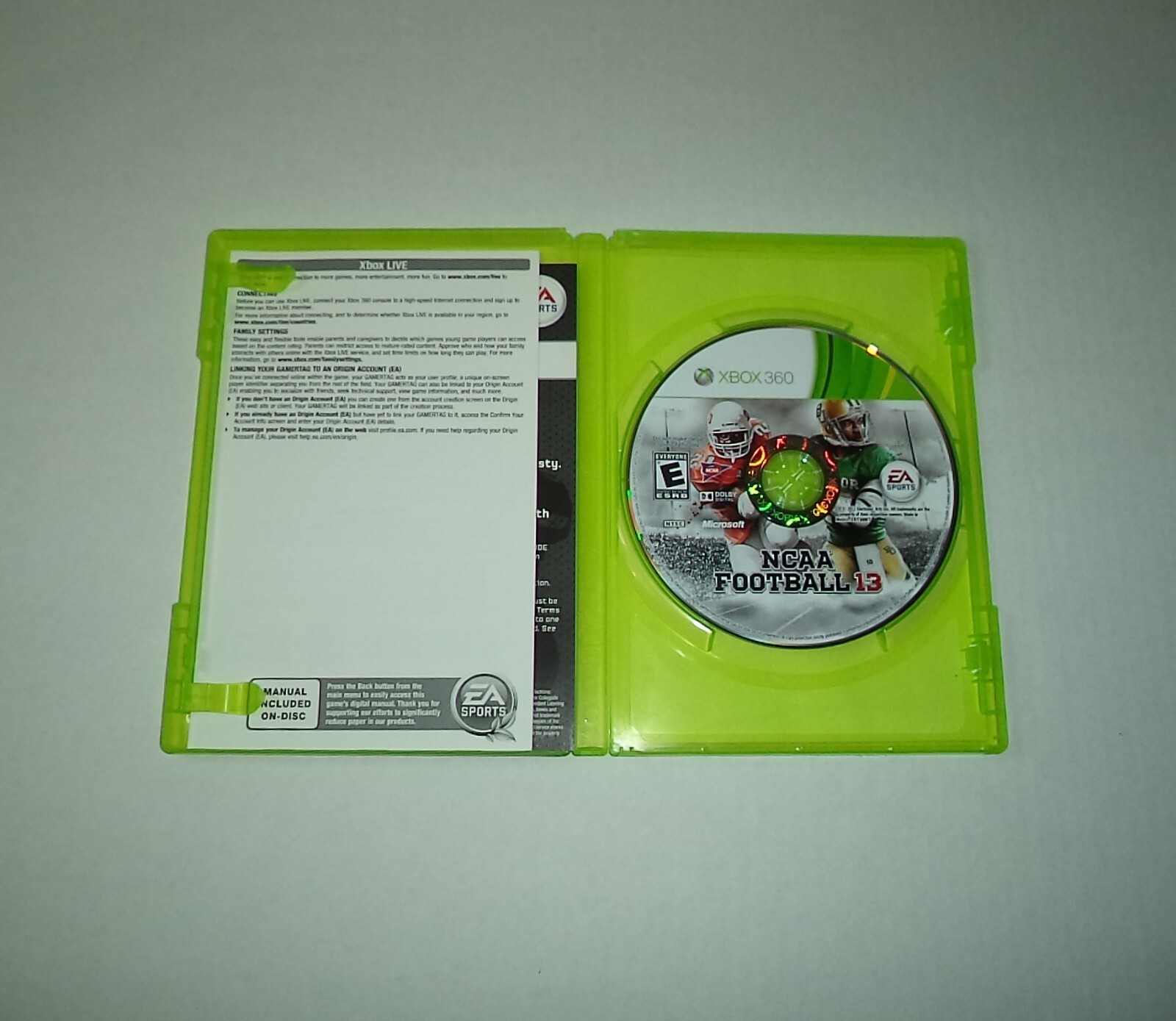 NCAA Football 13 (2012) XBOX 360 Complete Robert Griffin III Cover 2013