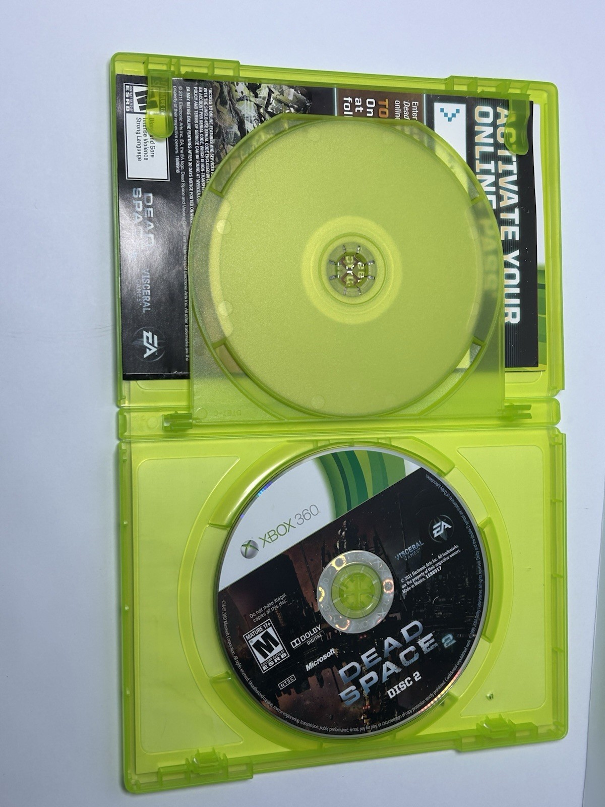 Dead Space 2 (Microsoft Xbox 360, 2011)