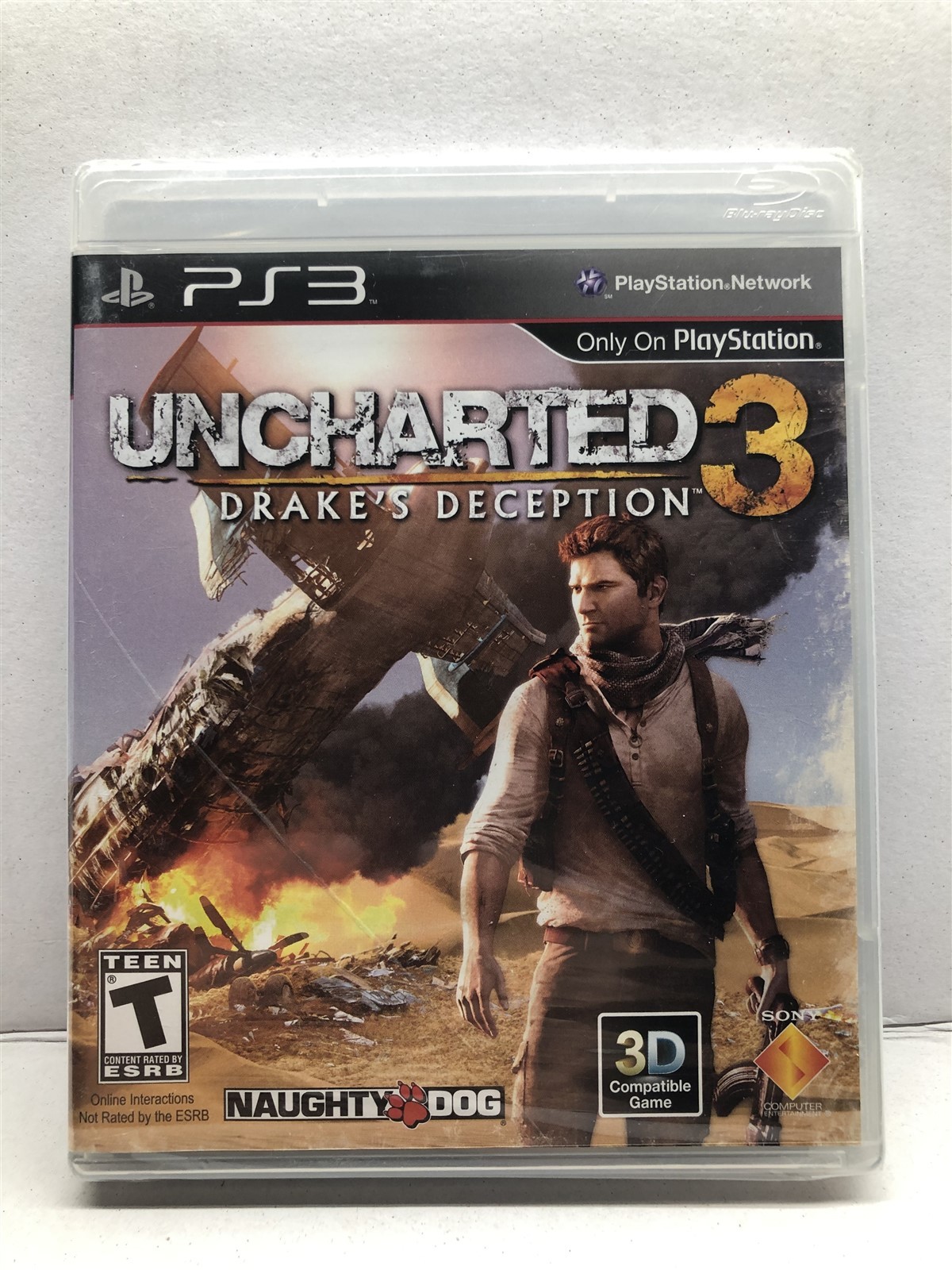 Uncharted 3: Drake’s Deception (PlayStation 3, 2011) New Factory Sealed