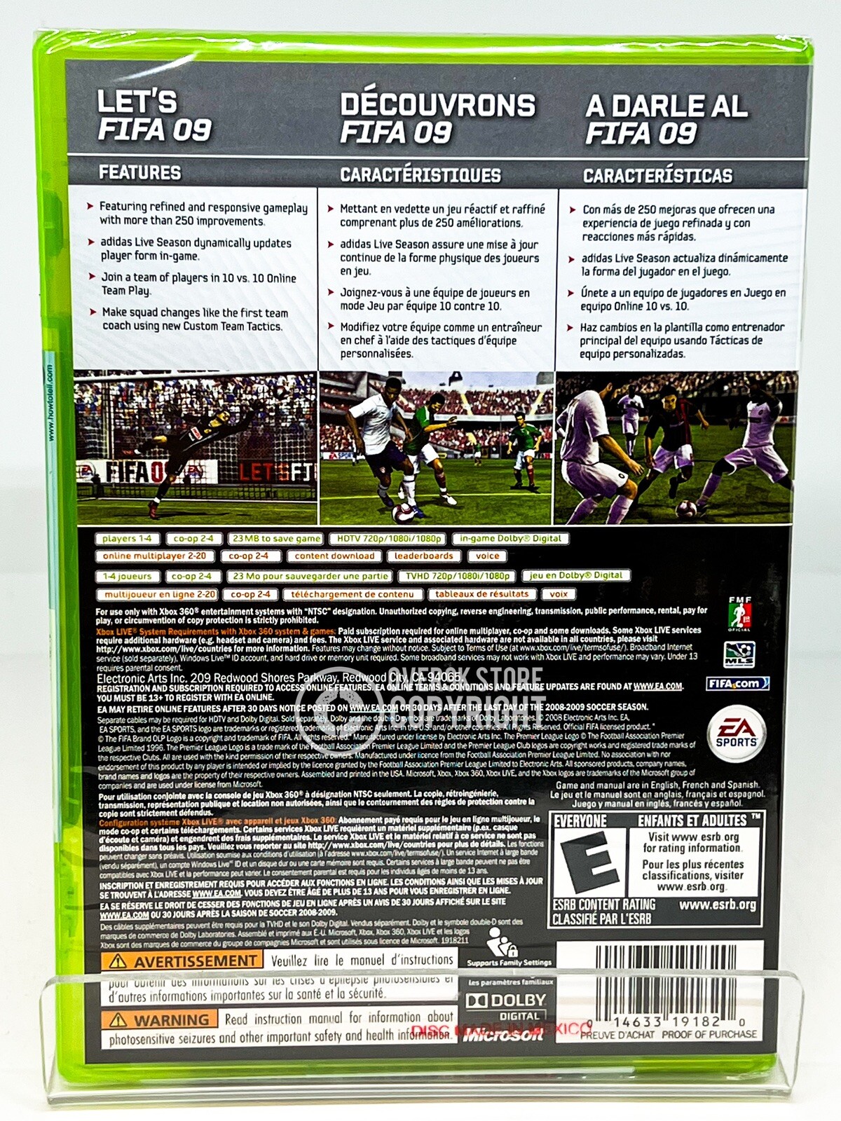FIFA Soccer 09 – Xbox 360 – Brand New | Factory Sealed