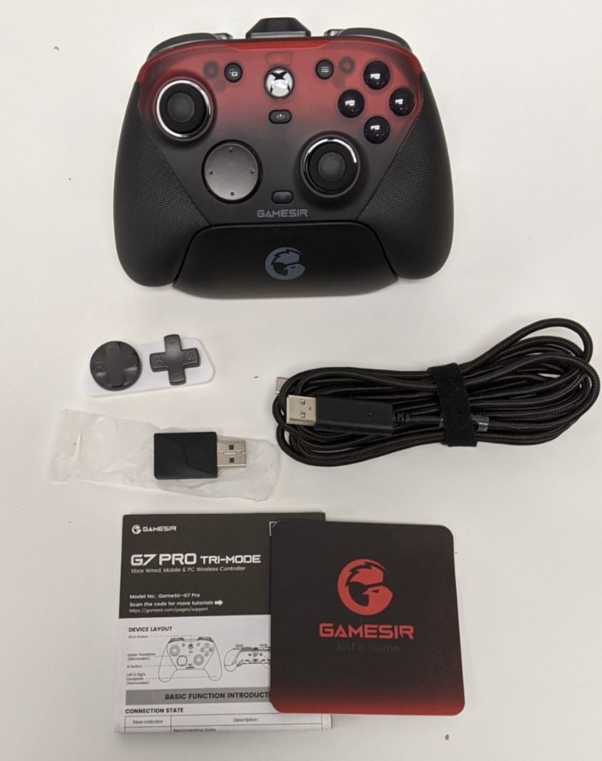 GameSir G7 Pro Tri-Mode Controller Xbox Wired / PC Wireless Shadow Ember