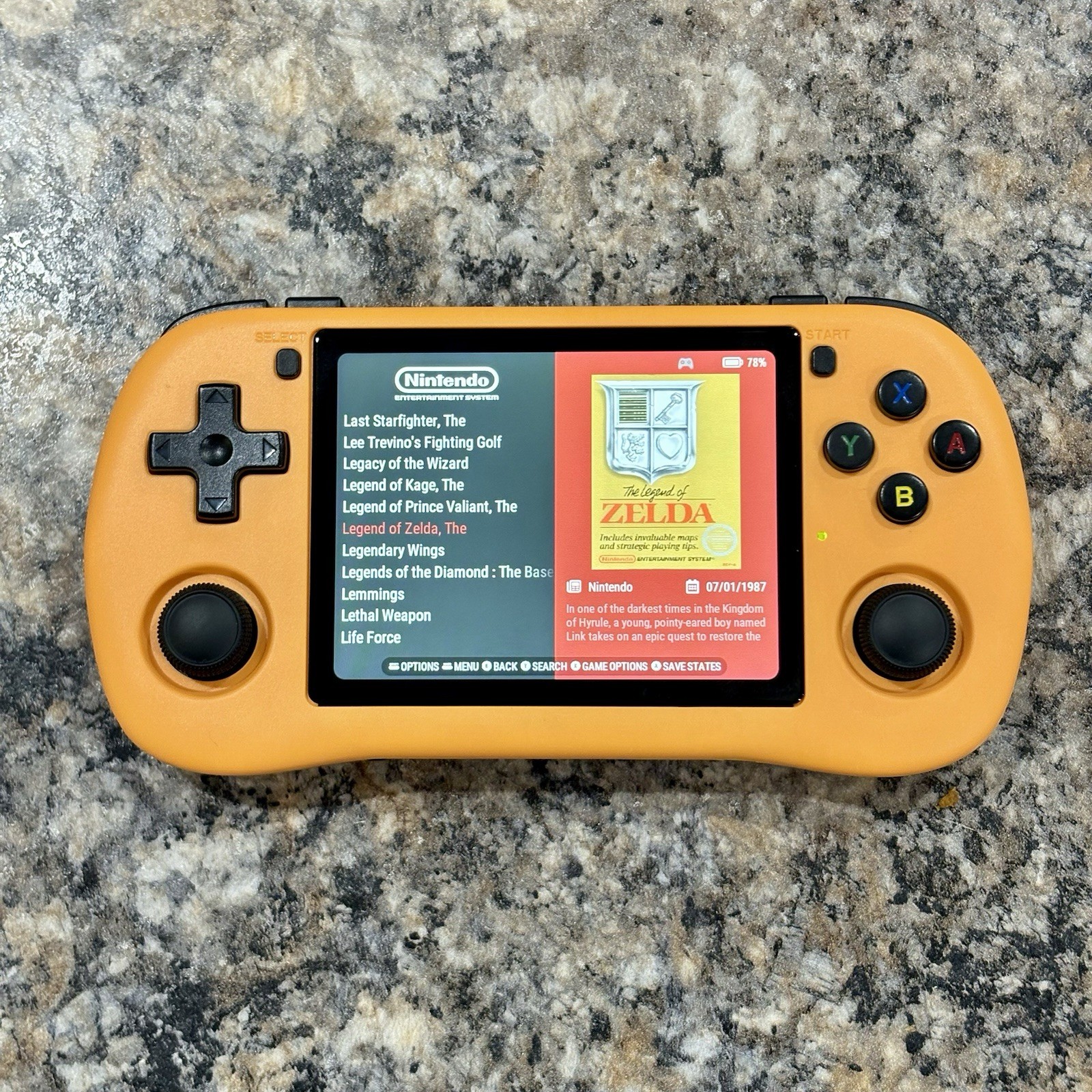 New PowKiddy X35H Gaming Handheld New 64GB Card Custom Loaded Ready To Play