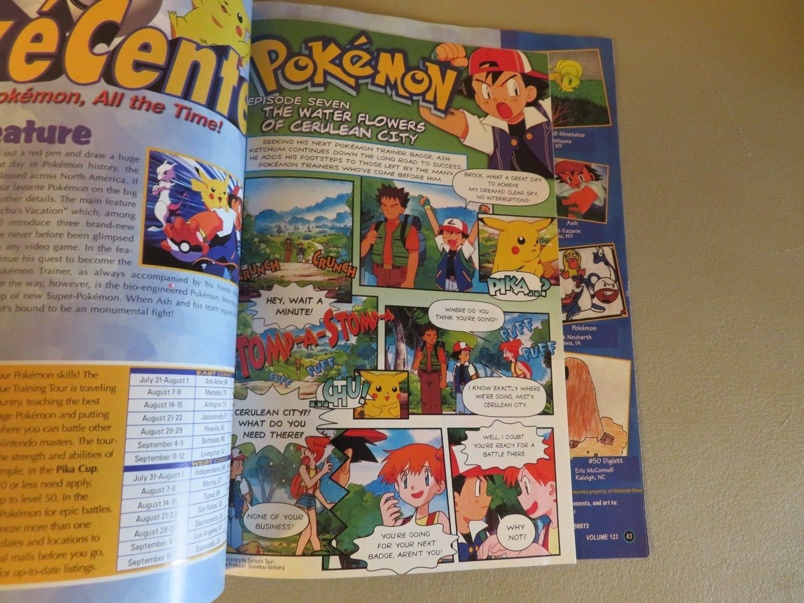 Nintendo Power Magazine Vol. 123 Hybrid Heaven, Pokémon Comic Episode 7, Poster
