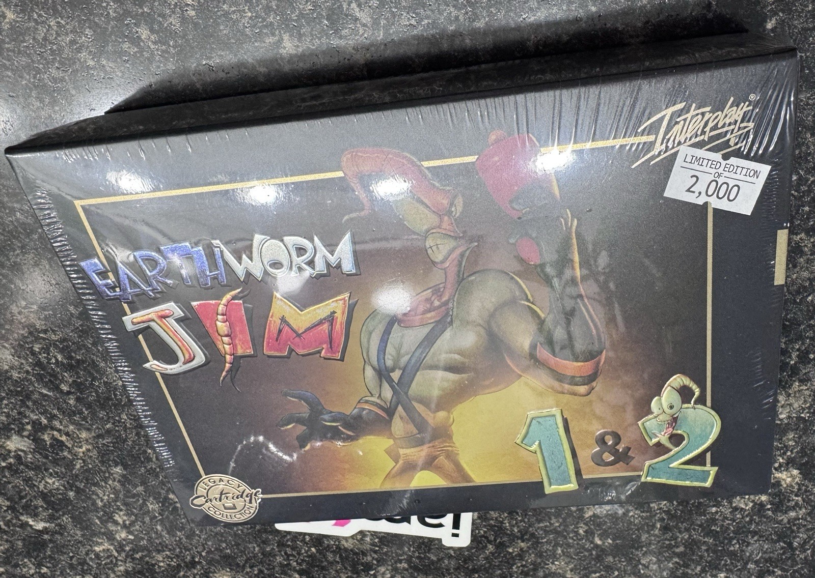 Earthworm Jim 1&2 iam8bit Limited Edition NEW FACTORY SEALED