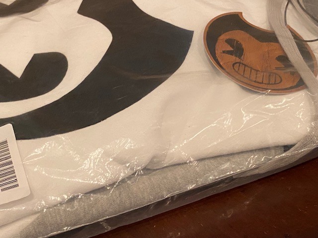 BENDY & The Ink Machine – SWEATSHIRT HOODIE – Medium – New Sealed in Bag NWT
