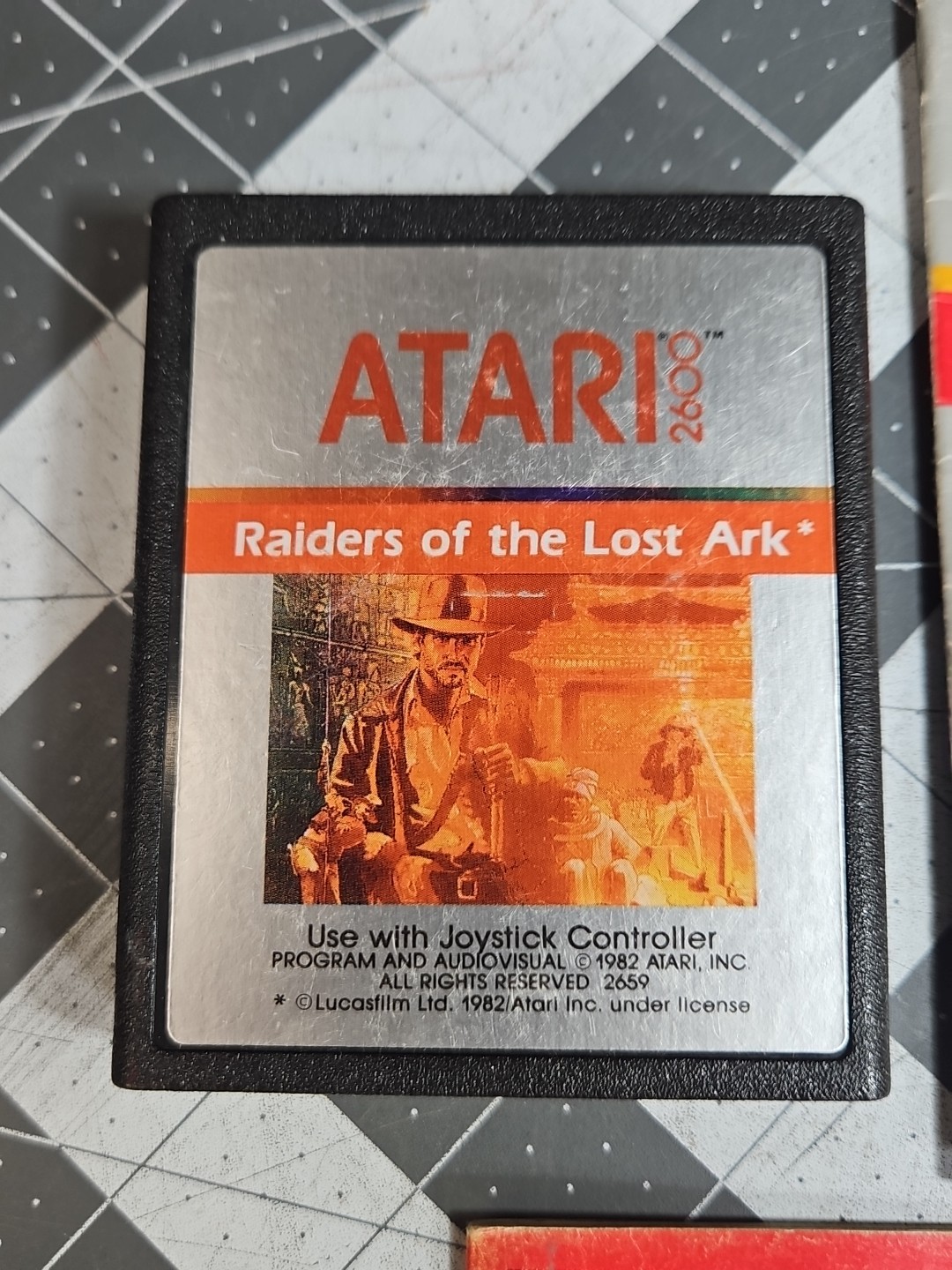 Raiders of the Lost Ark (Atari 2600, 1982) Indiana Jones Manual Catalog GUC E5
