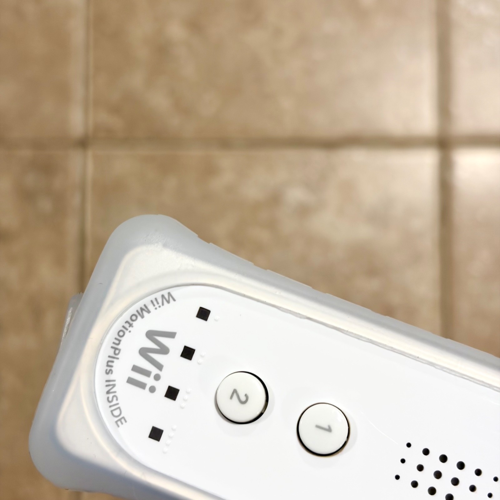 Nintendo Wii RVL-036 Motion Plus White OEM Remote, Strap, Cover TESTED Working
