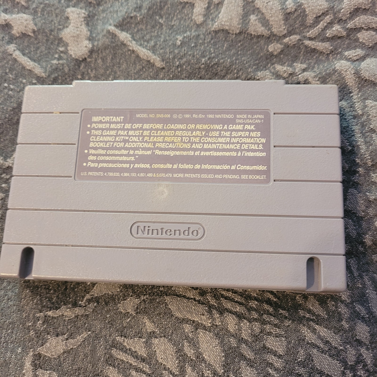 Home Improvement (Super Nintendo SNES, 1994) Authentic Game See Pics