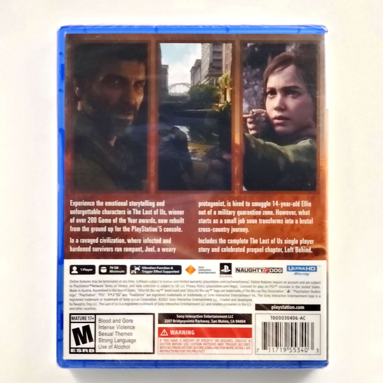 (Sealed) The Last Of Us Part I – Sony Playstation 5 PS5 1Y Guarantee
