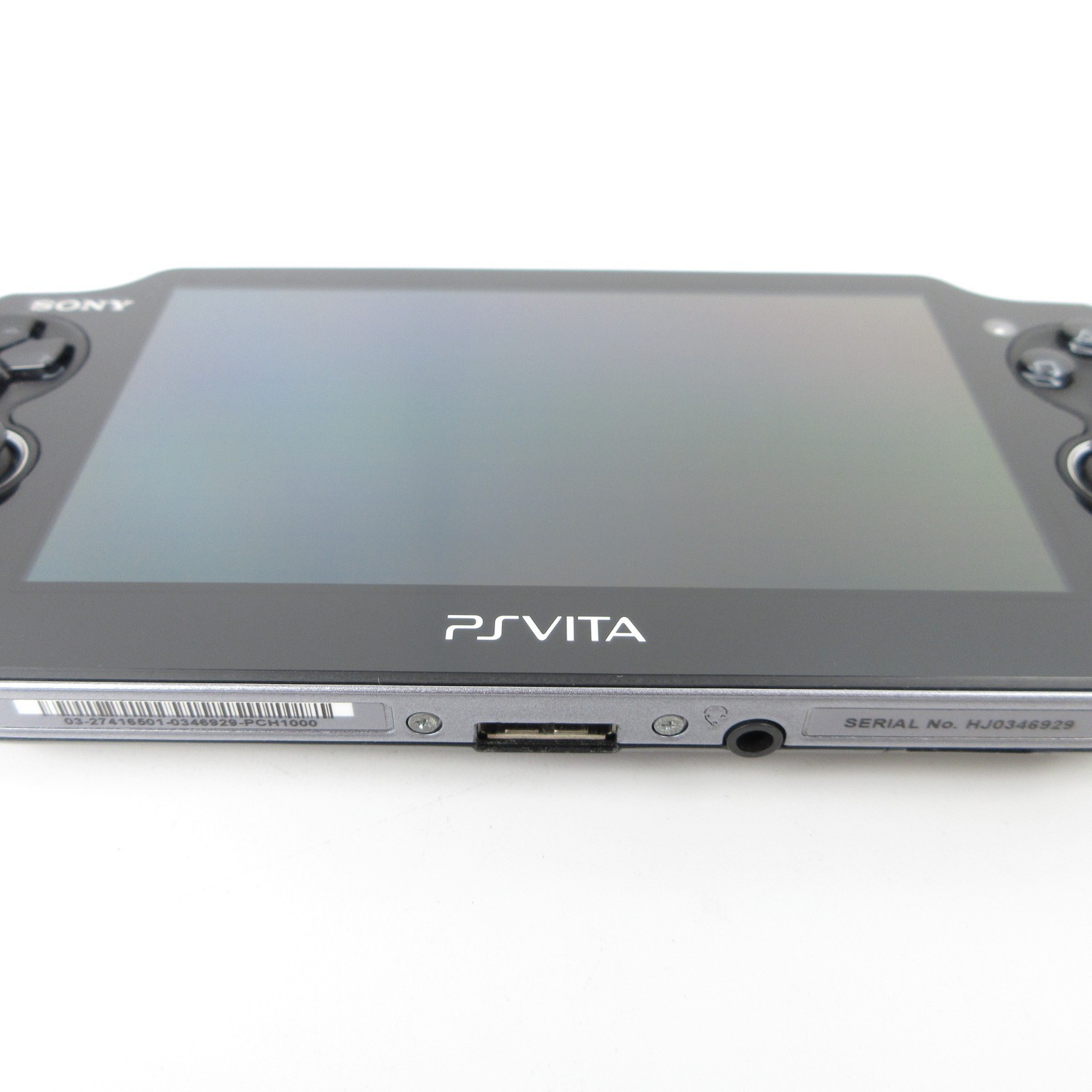 【Excellent】Sony PS Vita PCH-1000 Crystal Black Wi-Fi Model Console only #RET0331