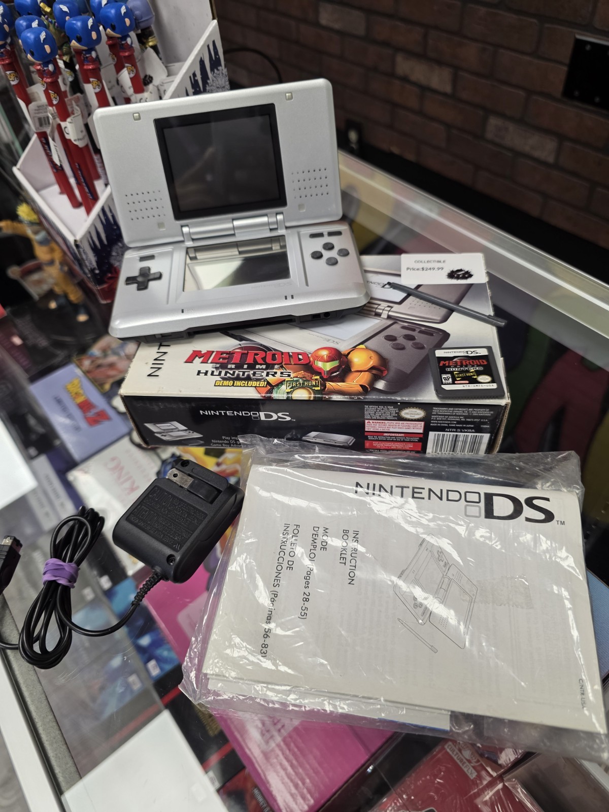 Nintendo DS Metroid Prime Hunters Edition Complete with Box Manuals Demo Tested