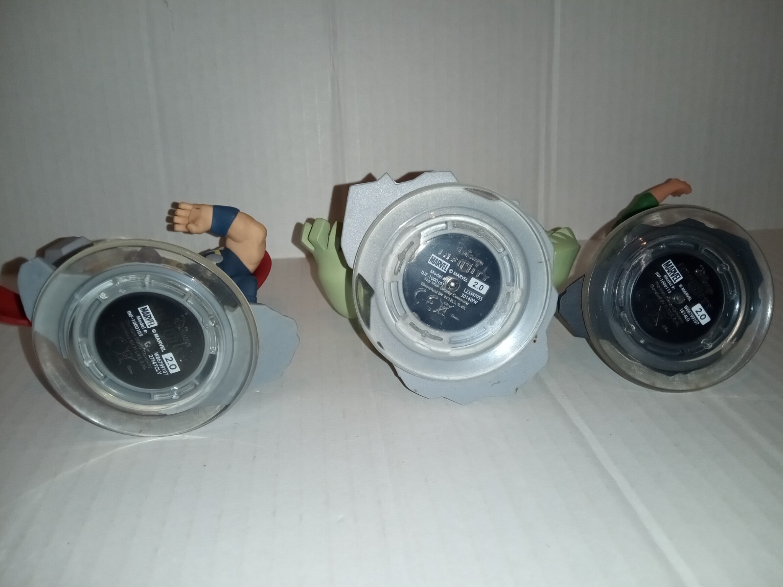 6 Disney Infinity 2.0 Marvel Avengers Thor Hulk Captain America Iron Man lot (A)