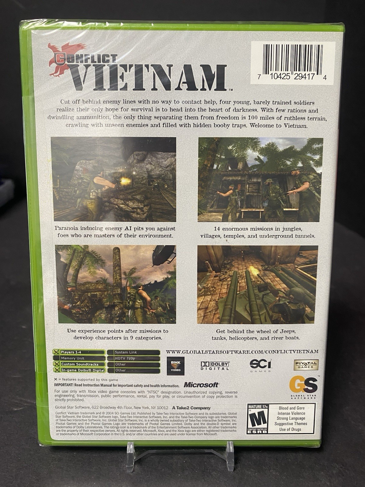 Conflict: Vietnam Brand New Factory Sealed Xbox Game Microsoft Xbox 2004