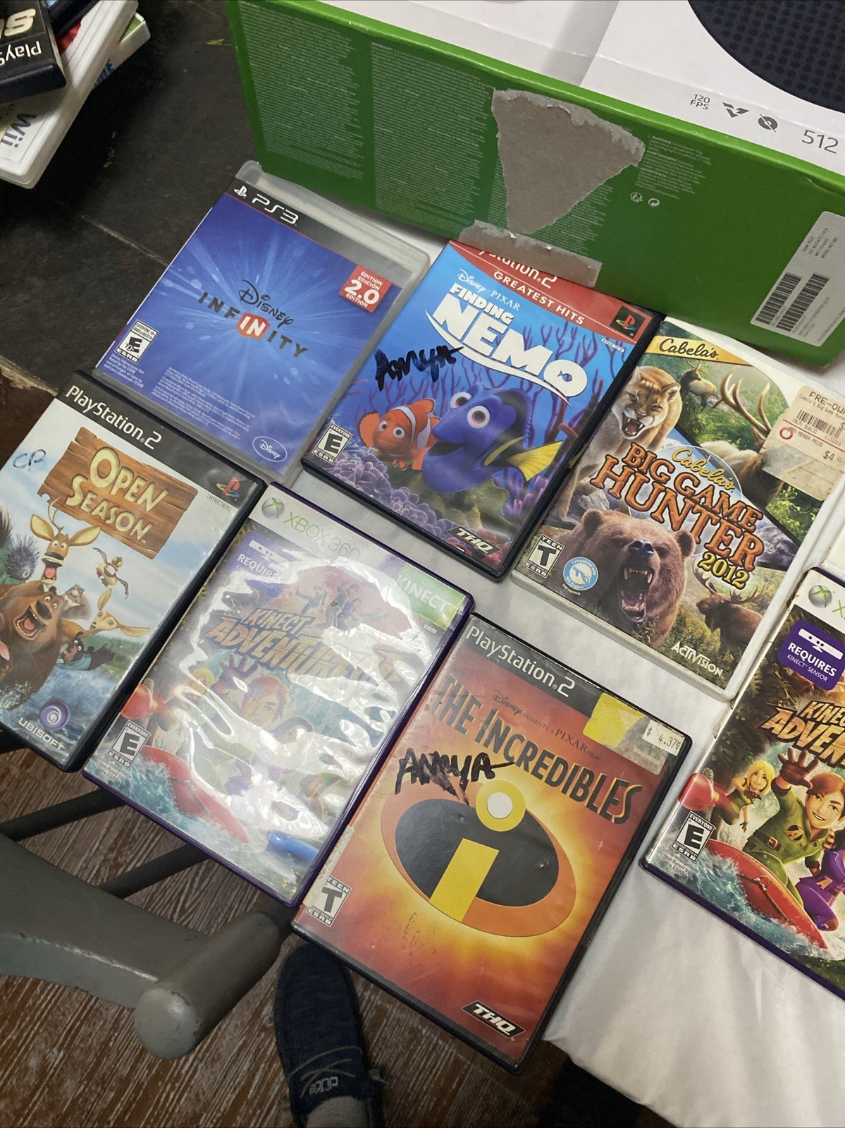 Console Box Video Game Box And Manual Lot Only No Games Or Systems