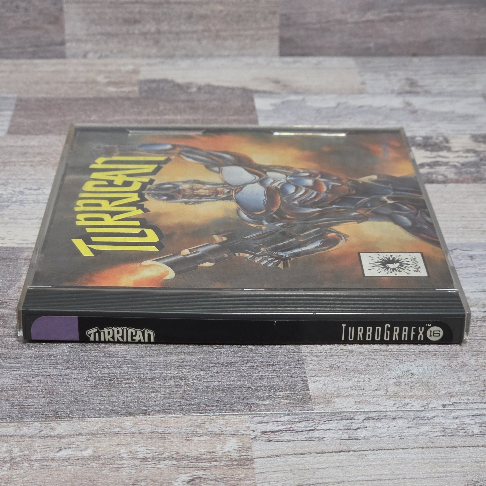 Accolade Turrican TurboGrafx-16 TG16 HuCard Authentic with Manual Complete