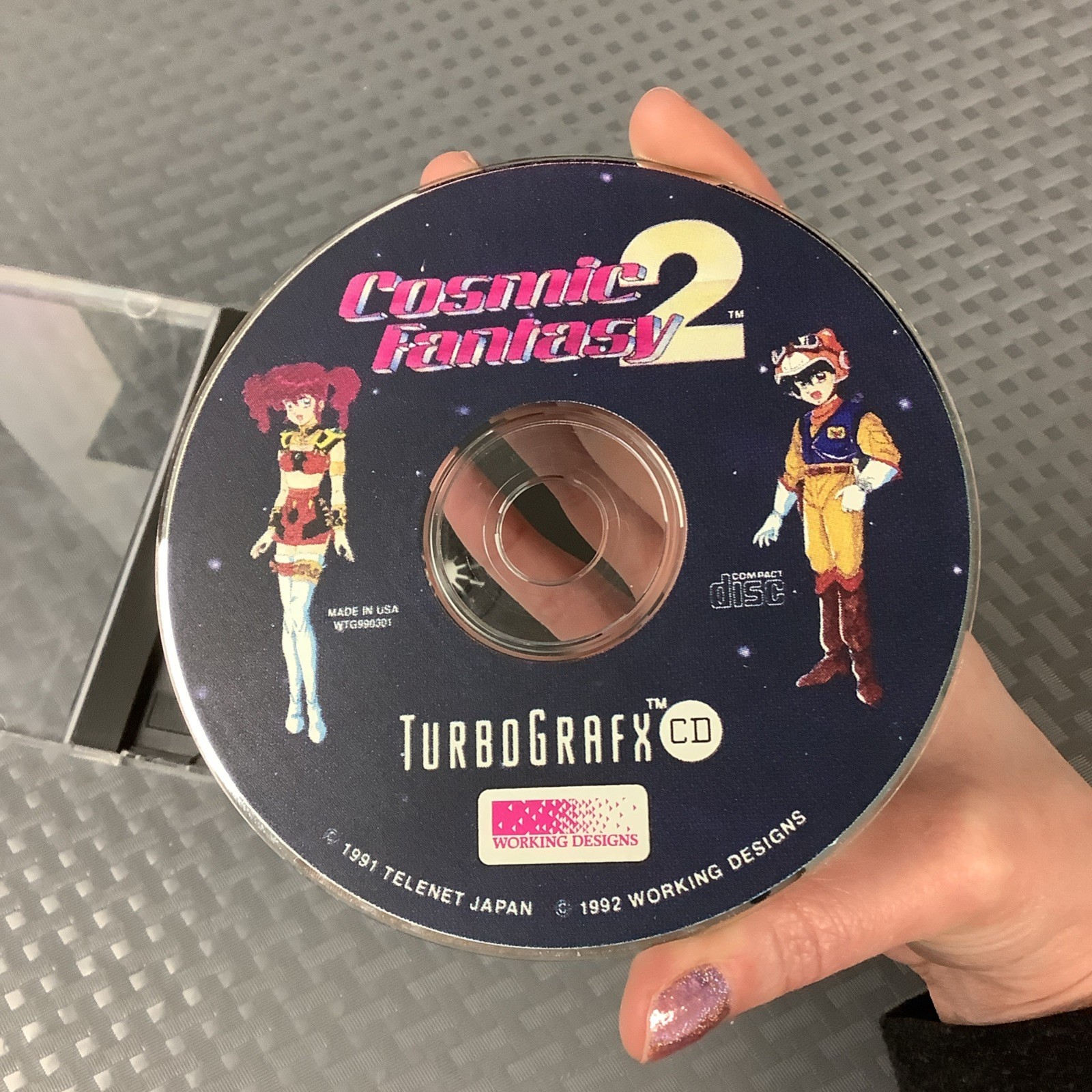 Cosmic Fantasy 2 (TurboGrafx CD Turboduo) No Manual! Nice Shape! Working Designs