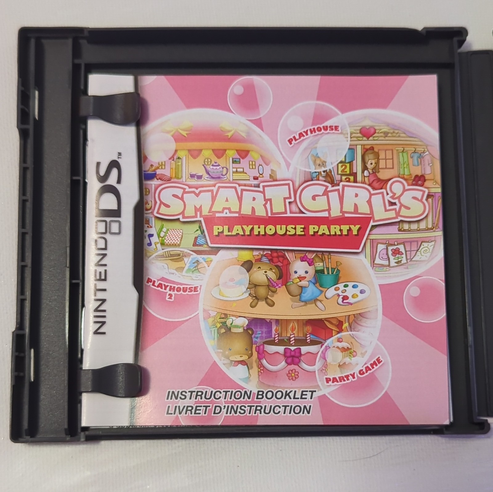 UFO Smart Girl’s Playhouse Party Nintendo DS Game w/manual E NTSC-U/C