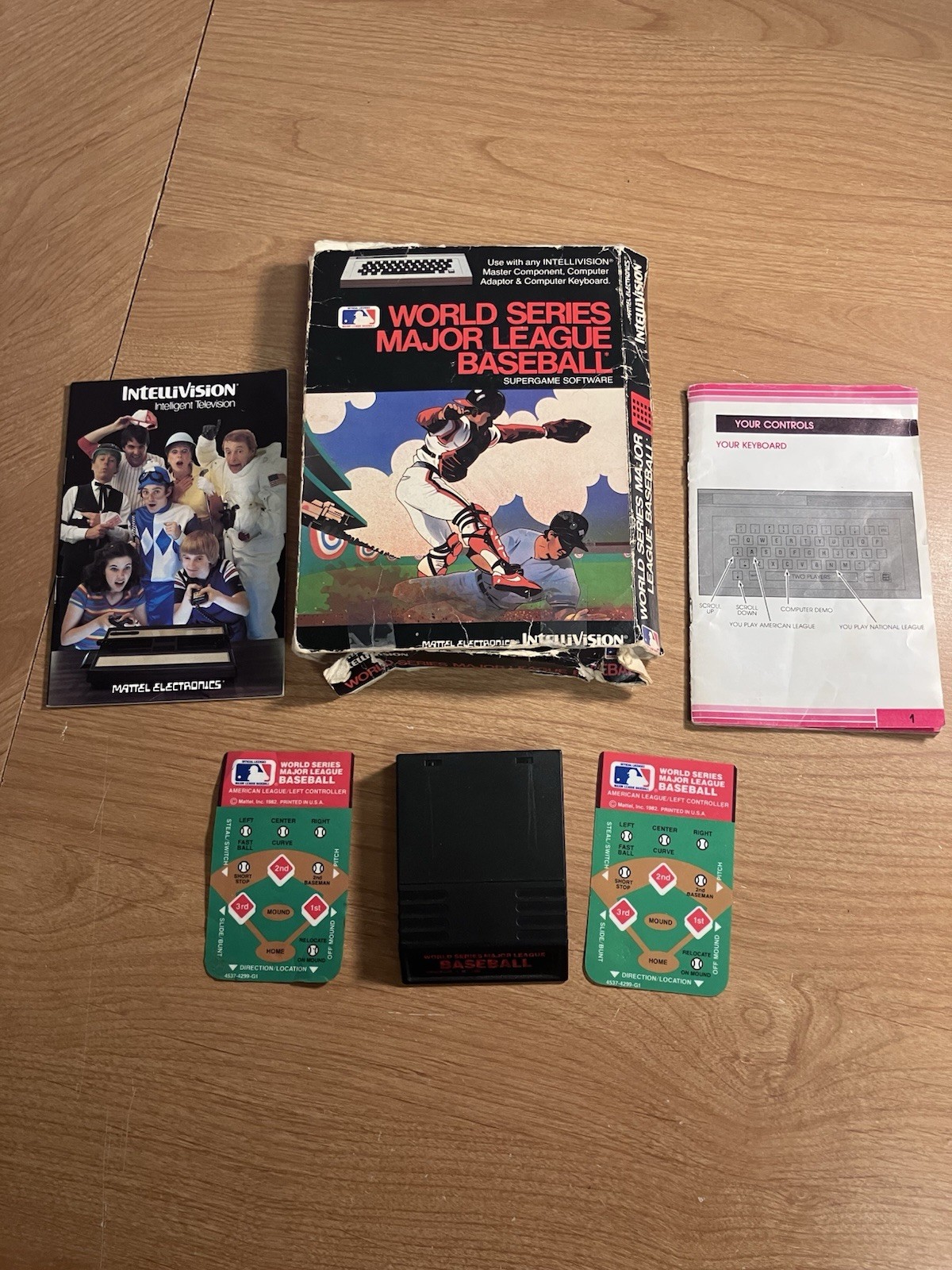 World Series Major League Intellivision ECS 1983 Mattel Edition Very Rare CiB