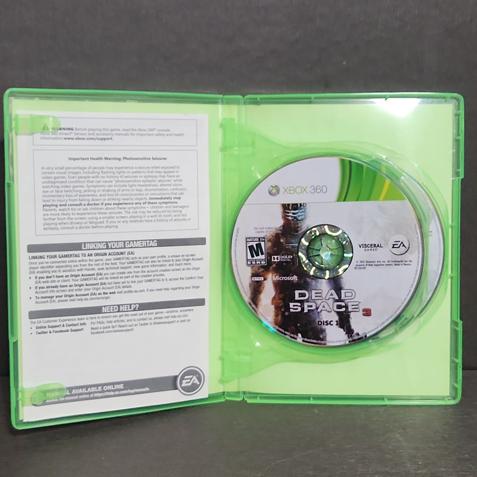 Dead Space 3 Limited Edition Xbox 360 Game CIB