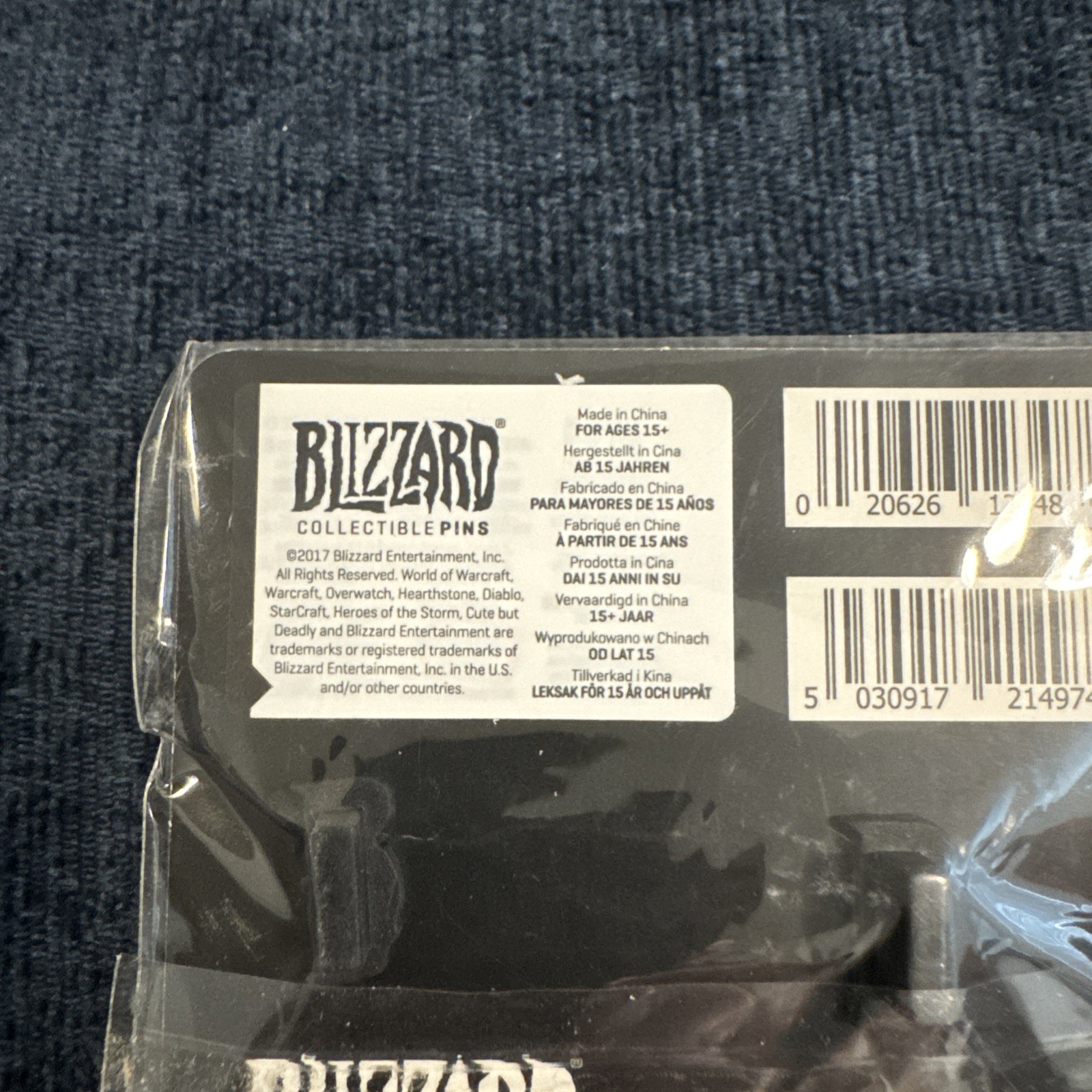 Blizzard Collectible Gold Pin Series 4 Murloc Blizzcon 2017 NEW WOW Murky