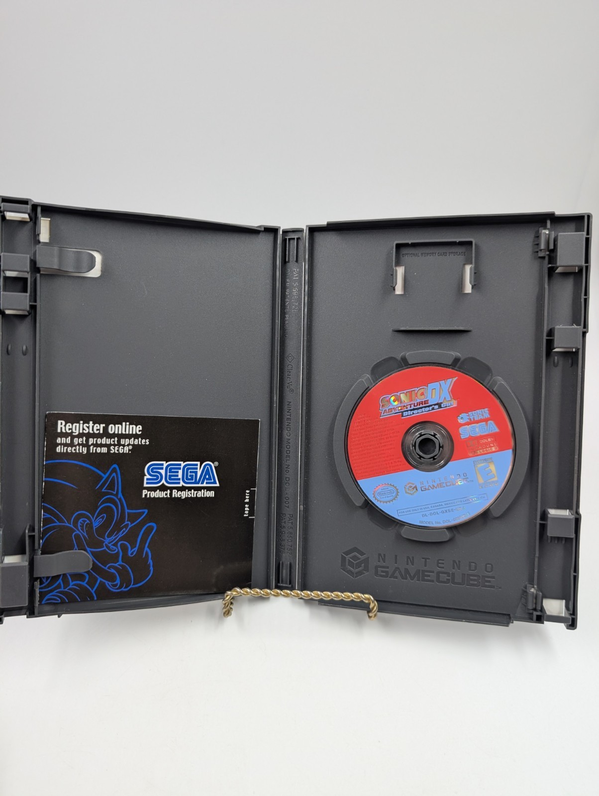 Sonic Adventure DX Players Choice GameCube Nintendo No Manual