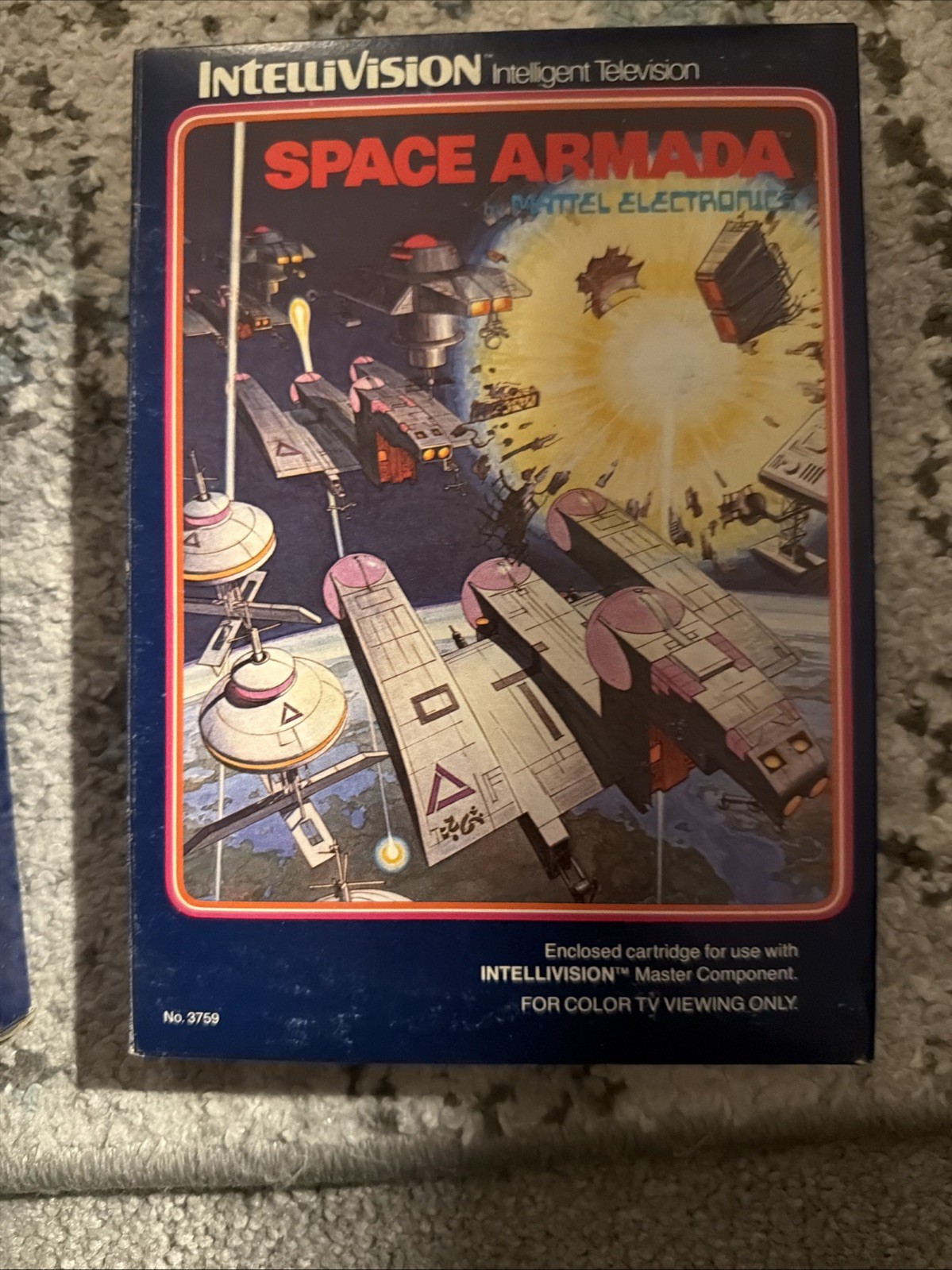 4 Intellivision Game Cartridges Yes Not Tested But Good Shape