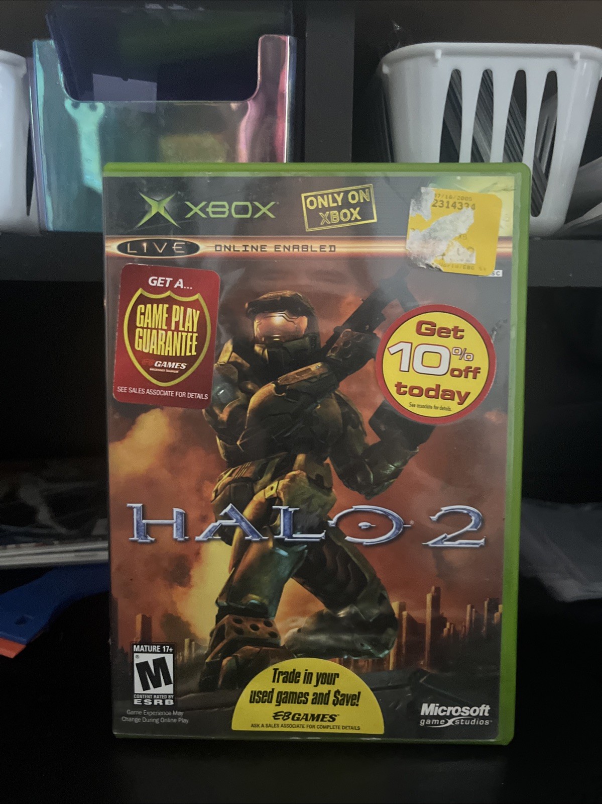 Halo 2 (Original Xbox, 2004) CIB W/Manual Complete Microsoft Game