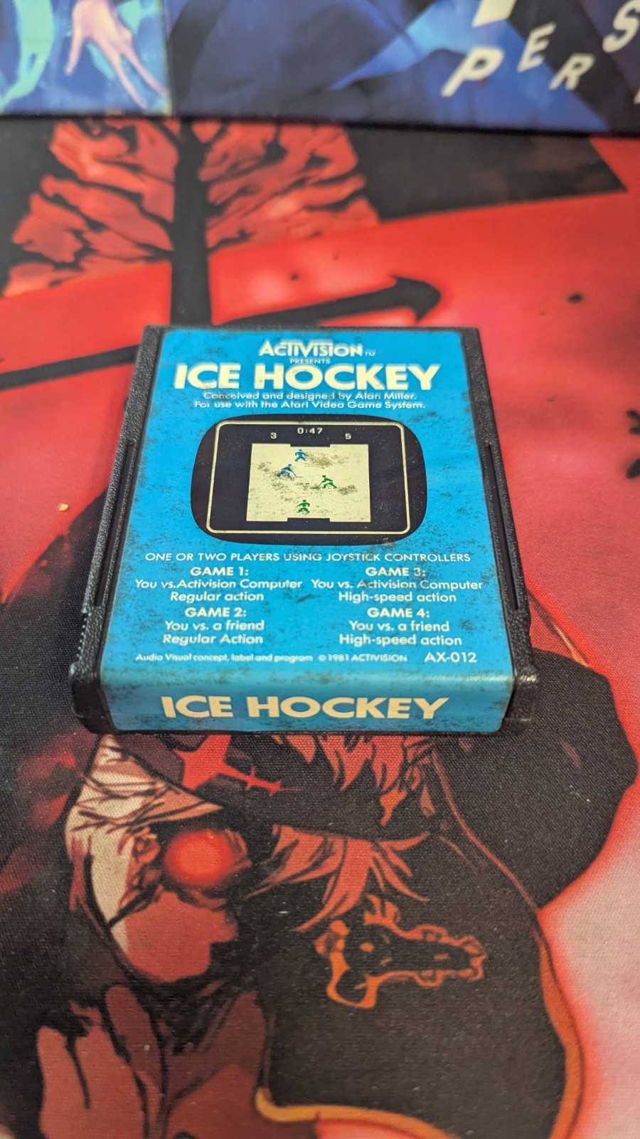 Atari 2600 Ice Hockey Cartridge Only Tested Working