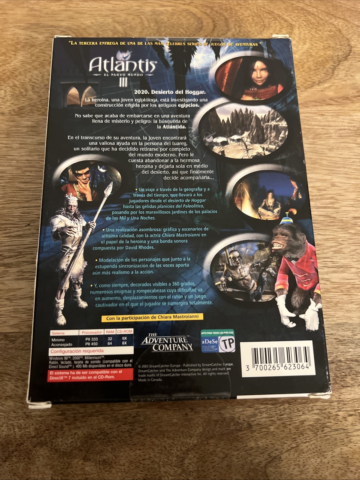 Atlantis lll Pc Cd-ROM Video Game The Adventure Company