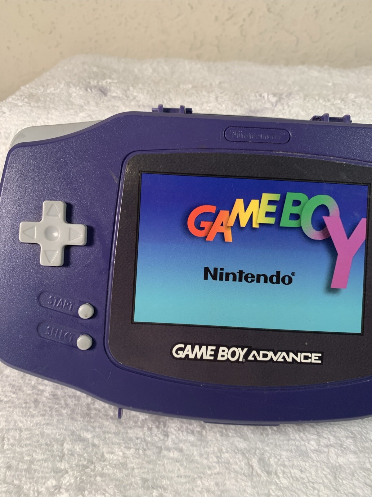 RARE Game Boy Advance Hard Shell Carrying Case 2002 ALS – Indigo Purple Readinfo