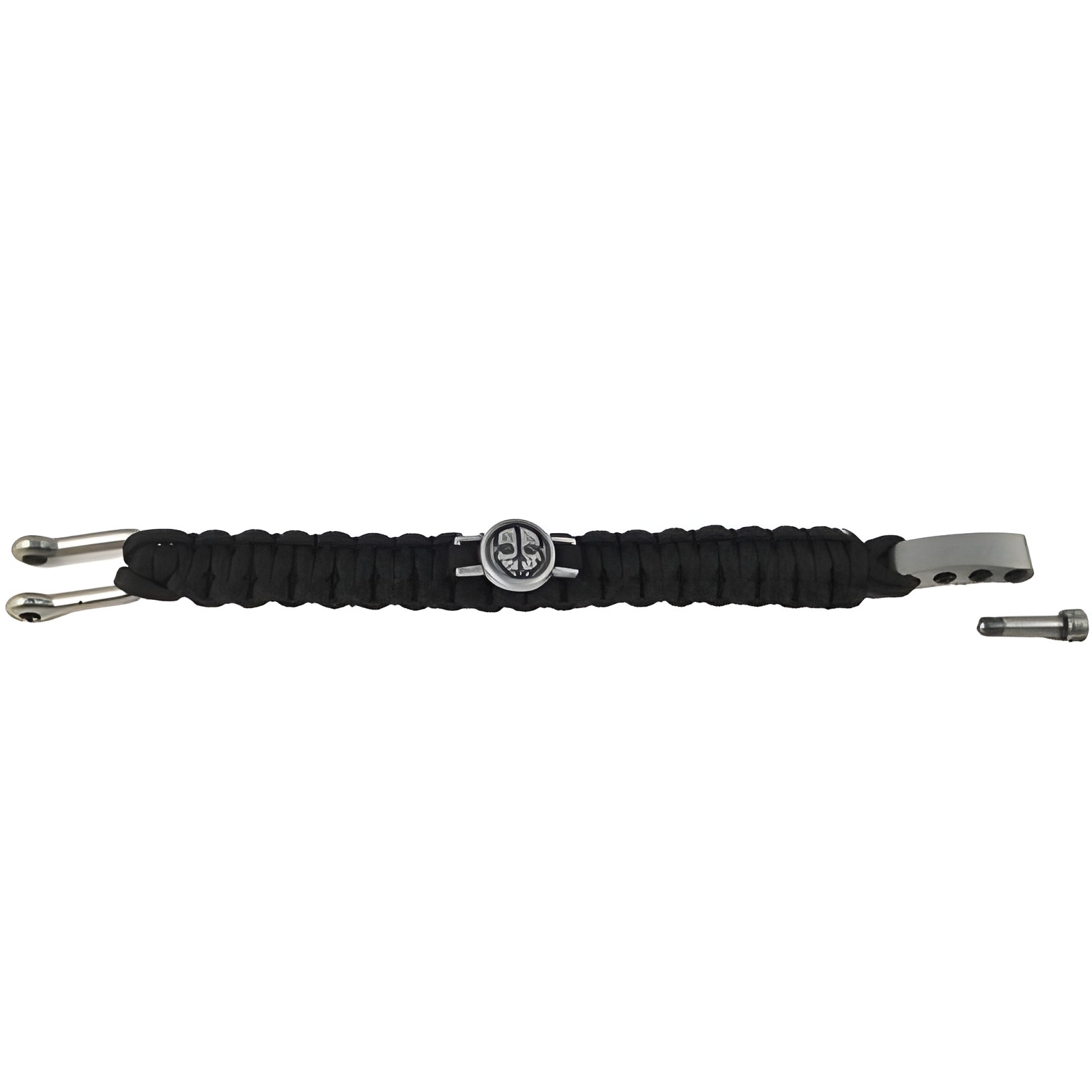 Call of Duty Ghosts Tactical Military Paracord Bracelet Black Strap Collectible