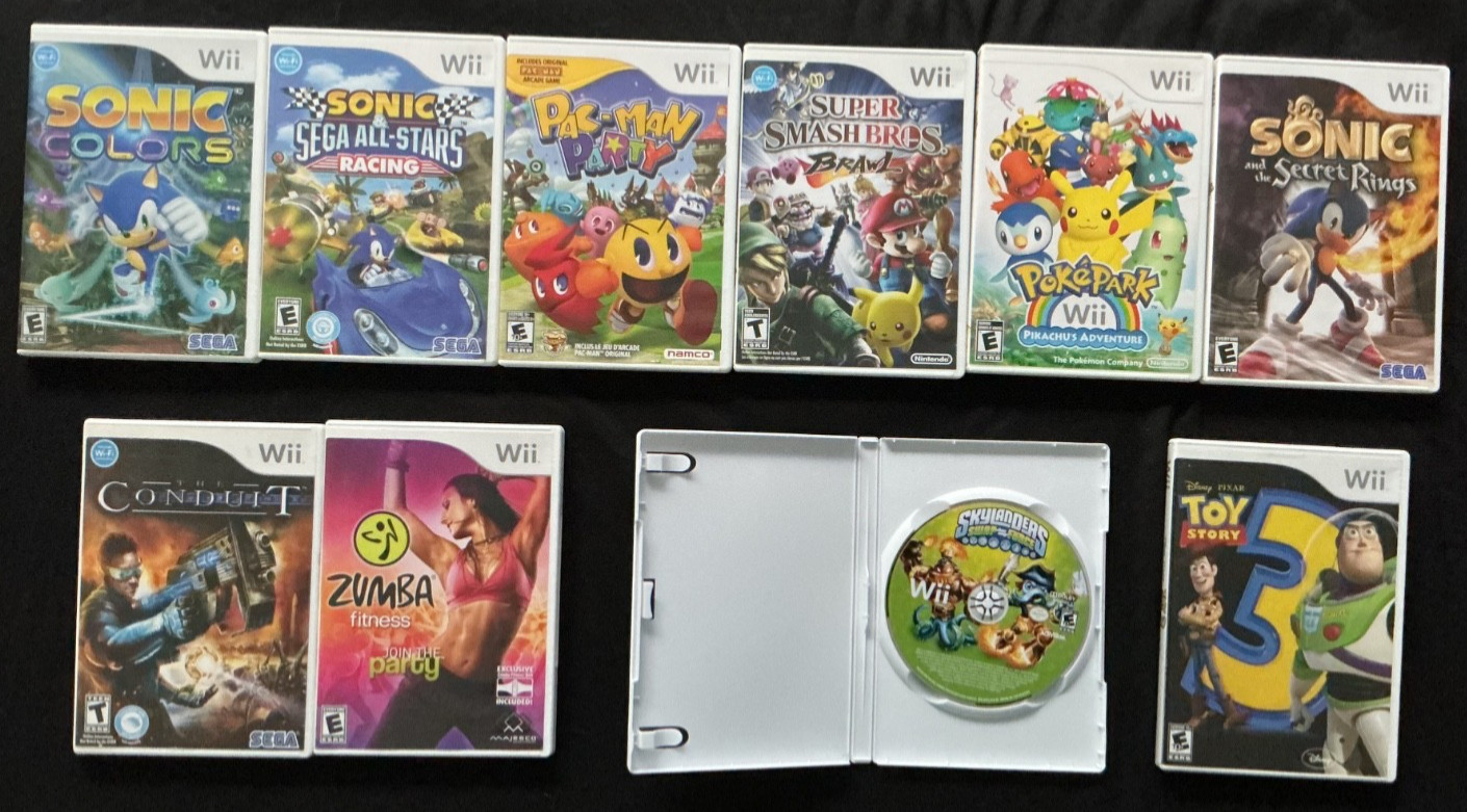 **Nintendo Wii Games – Pick and Choose (A-Z) Free Shipping **