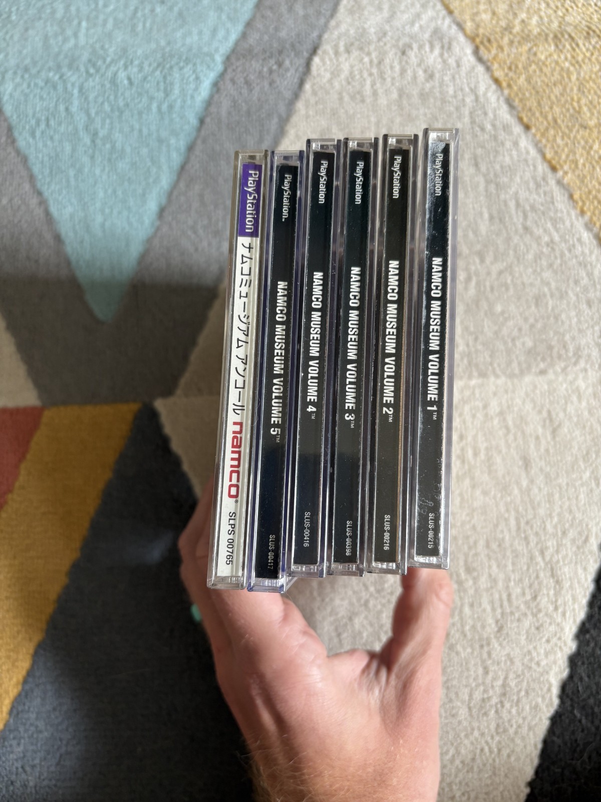 Namco Museum Vol. 1 2 3 4 5 Encore PlayStation 1 PS1 N A M C O Complete Tested
