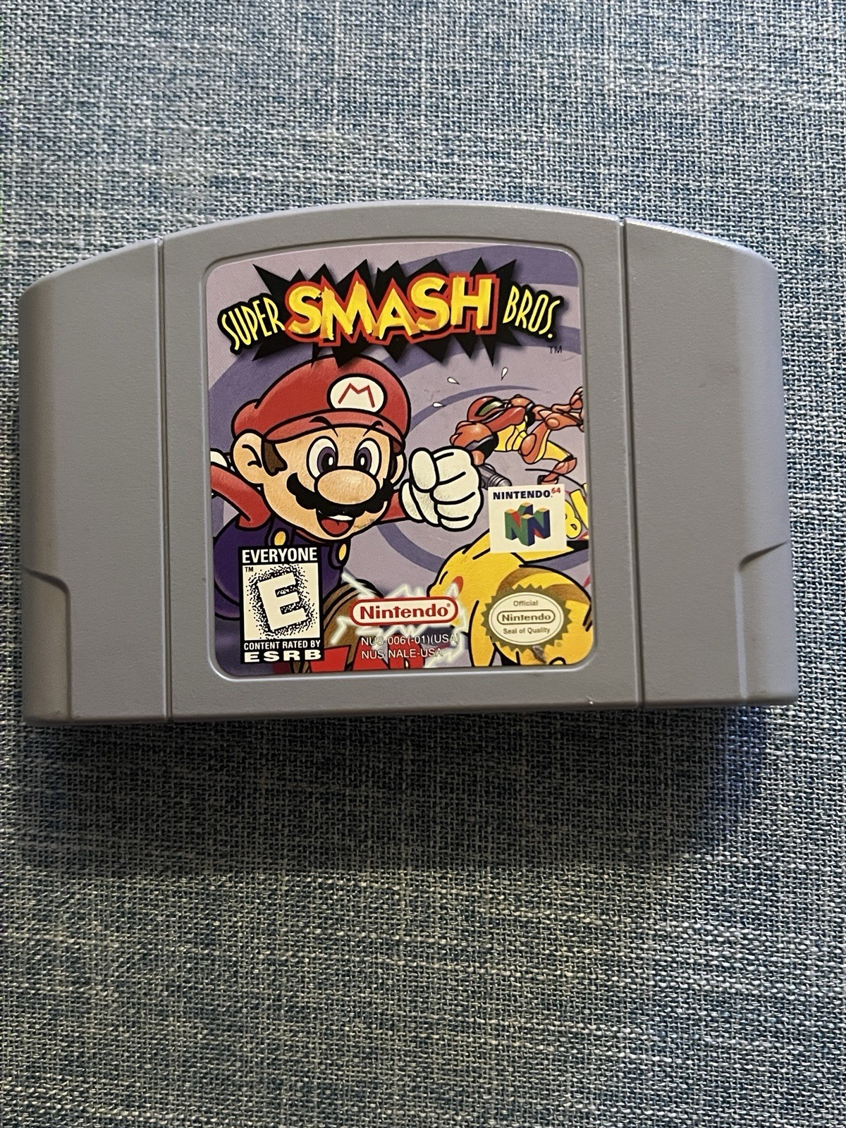 Super Mash Bros. (Nintendo 64 N64) Brothers Authentic Tested Works! Very Clean!