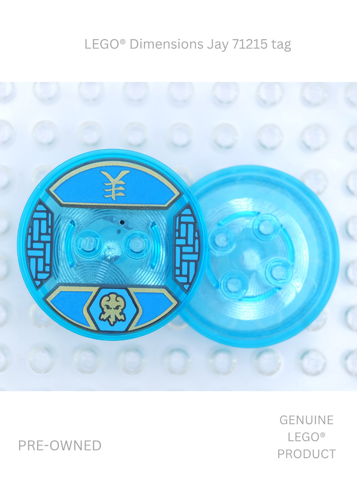 LEGO® Dimensions NINJAGO Jay 71215 Fun Pack tag base only