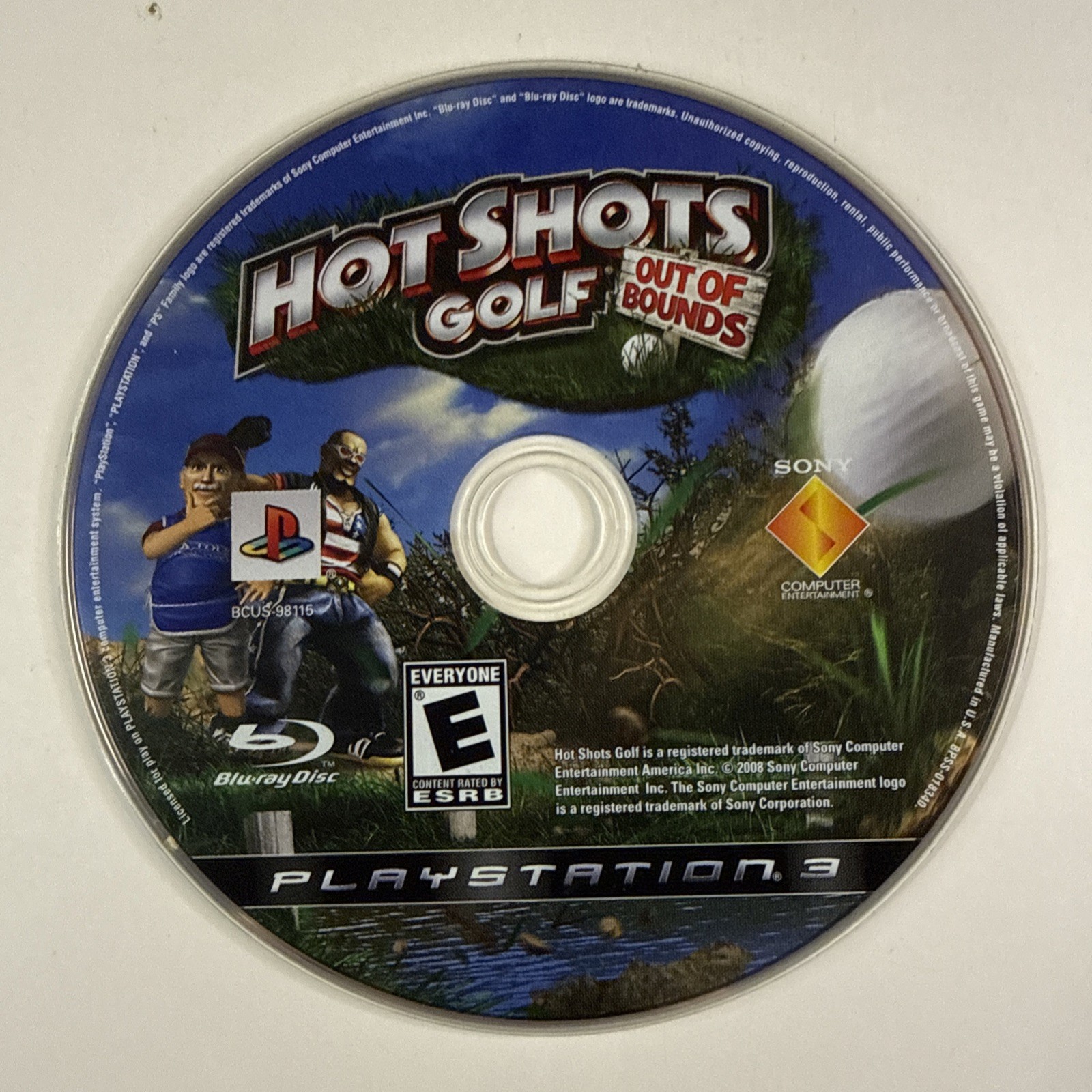 Hot Shots Golf: Out of Bounds (Sony PlayStation 3, 2008) Complete Tested