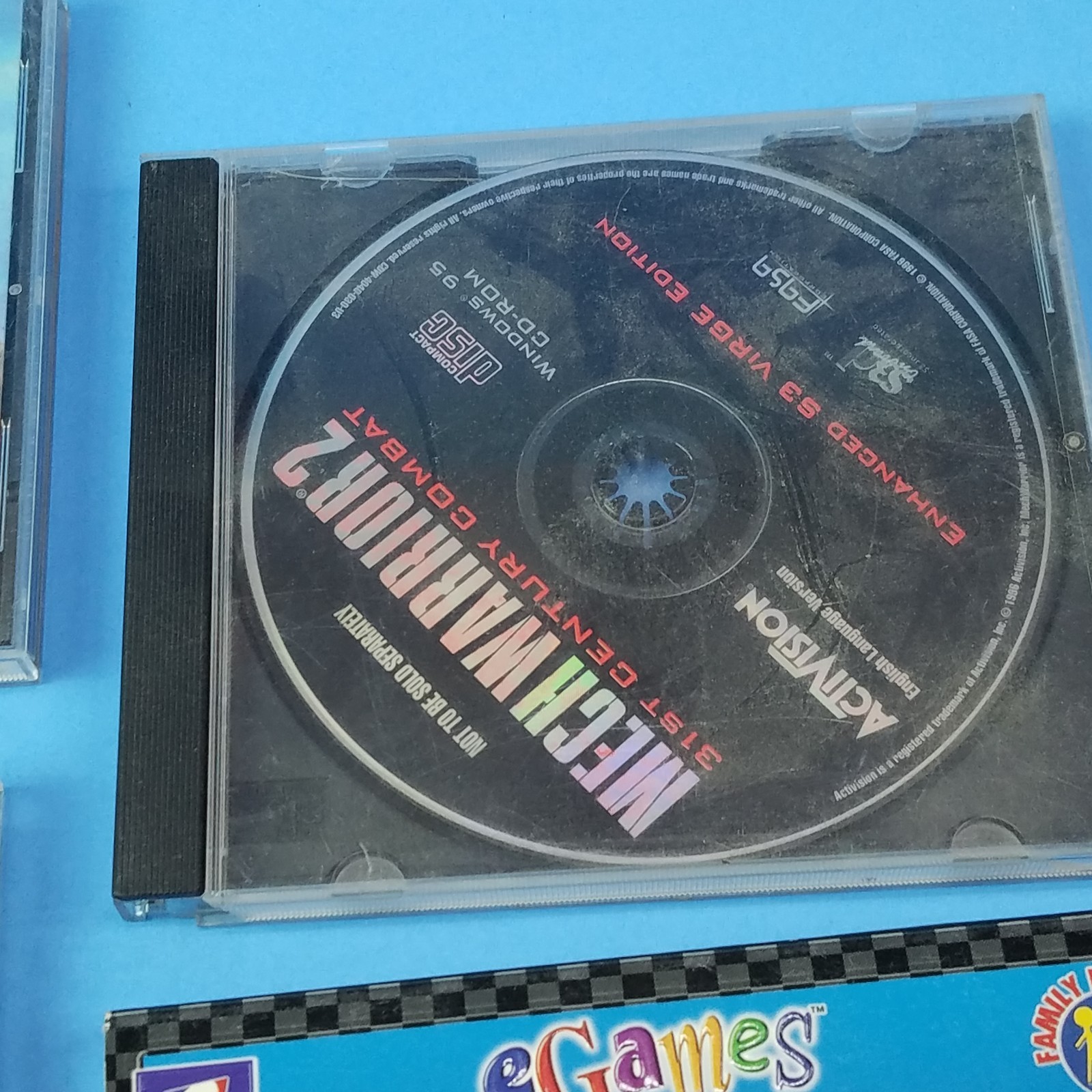 Vintage PC Games Lot of 7 Windows Software, CD-ROM Windows 95/98