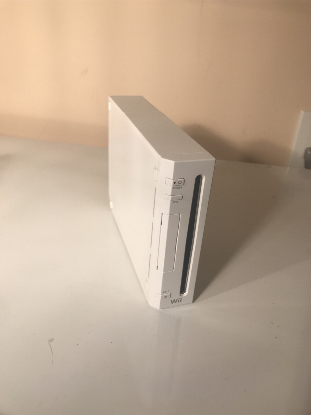 Original Nintendo Wii Game System With Power Supply AV Cable Sensor Bar Works